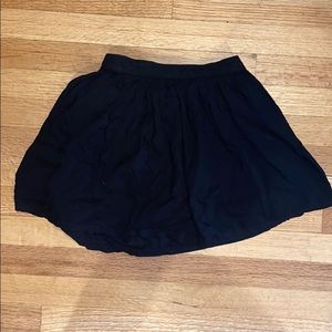 Black skater skirt